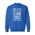 thumbnail image 1 of Time To Get Star Spangled Crewneck Sweatshirt, 1 of 3