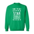 thumbnail image 1 of Time To Get Star Spangled Crewneck Sweatshirt, 1 of 3