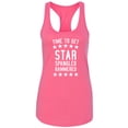 thumbnail image 1 of Time To Get Star Spangled Racerback Tank, 1 of 2