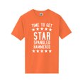 thumbnail image 1 of Time To Get Star Spangled Short Sleeve Neon T-Shirt, 1 of 1