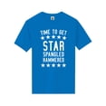 thumbnail image 1 of Time To Get Star Spangled Short Sleeve Neon T-Shirt, 1 of 1
