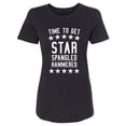 thumbnail image 1 of Time To Get Star Spangled Womens crewneck tee, 1 of 2