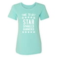 thumbnail image 1 of Time To Get Star Spangled Womens crewneck tee, 1 of 3