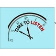 thumbnail image 1 of Time To Listen - Clock - Colorful - Picture Art - Peel & Stick Vinyl Wall Decal Sticker 10x16 Inches, 1 of 2