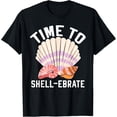 thumbnail image 1 of Time To Shell-ebrate Shell Collection Beachcombing T-Shirt, 1 of 4