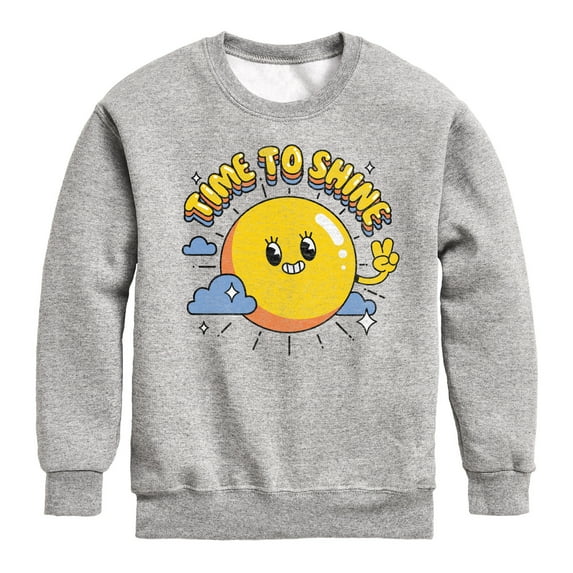 Time To Shine - Kids Crew Fleece