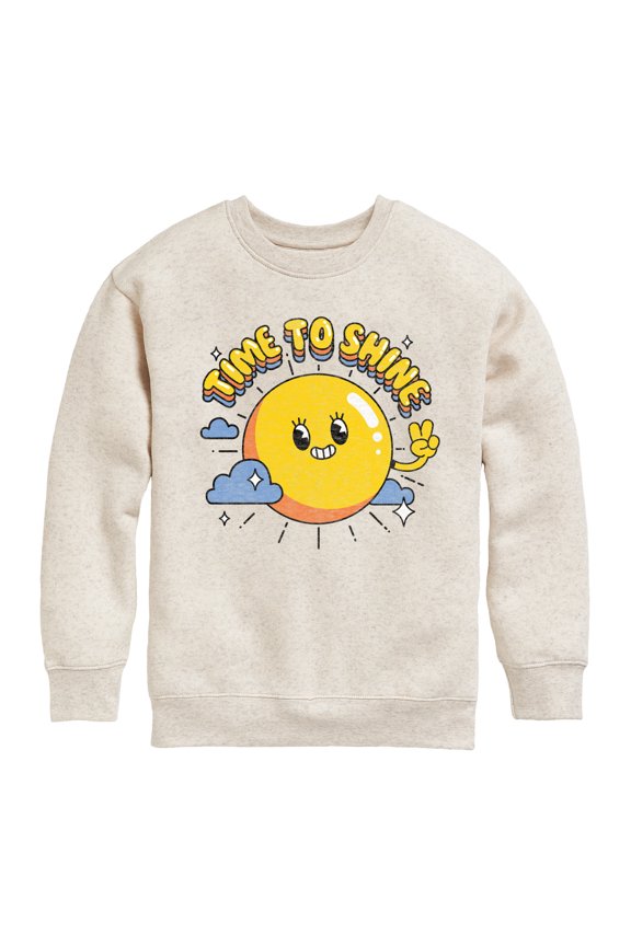 Time To Shine   - Kids Crew Fleece