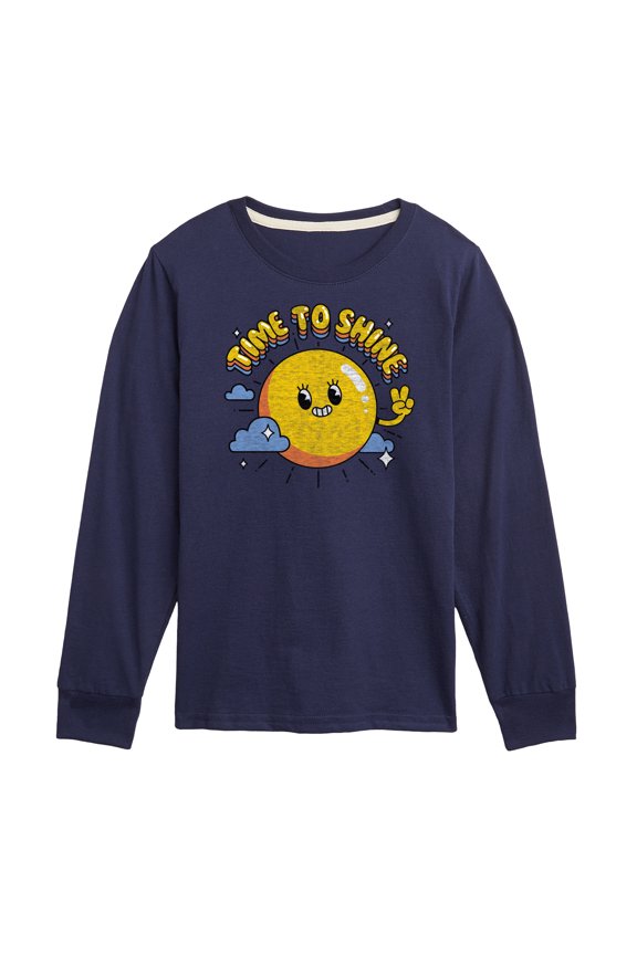 Time To Shine   - Kids Long Sleeve Tee