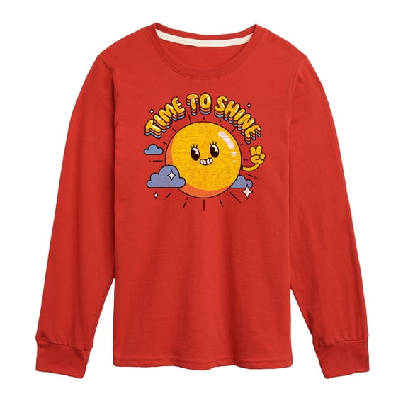 Time To Shine   - Kids Long Sleeve Tee