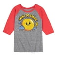 thumbnail image 1 of Time To Shine   - Kids Raglan, 1 of 1