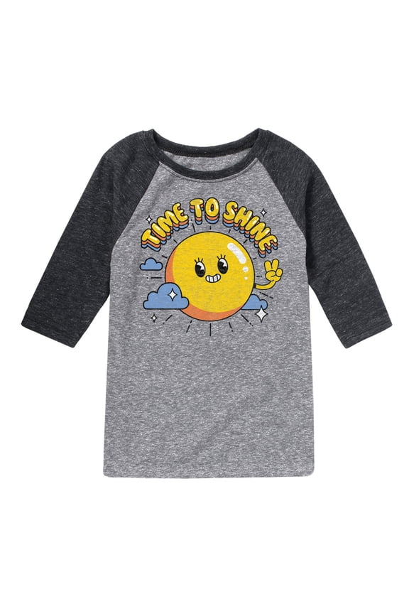 Time To Shine   - Kids Raglan