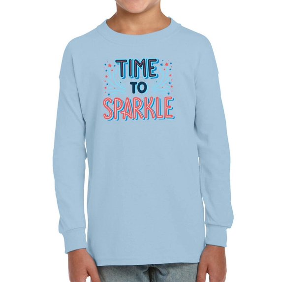 Time To Sparkle Fireworks Long Sleeve Toddler -Image by Shutterstock, 5 Toddler
