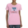 thumbnail image 1 of Time To Sparkle Fireworks T-Shirt Women -Image by Shutterstock, Female x-Large, 1 of 4