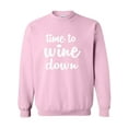 thumbnail image 1 of Time To Wine Down Crewneck Sweatshirt, 1 of 2