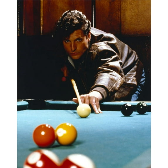 Time Trax Playing Pool Photo Print (24 x 30)