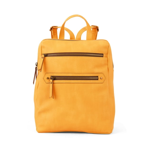 Time & Tru Cucamonga Backpack, Mustard