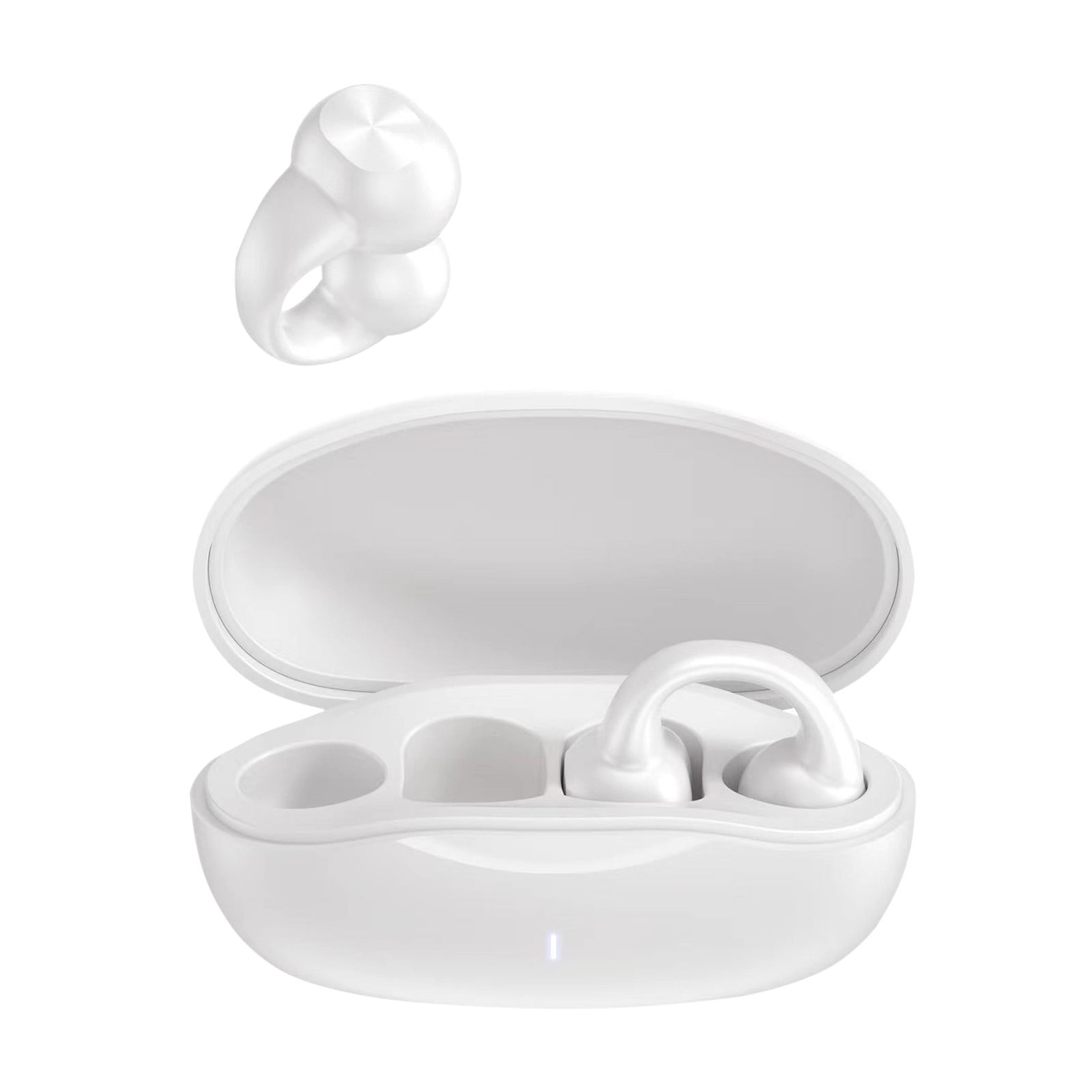 Time and Tru EarClip Wireless Headphones Bluetooth 5.3, Wireless Open