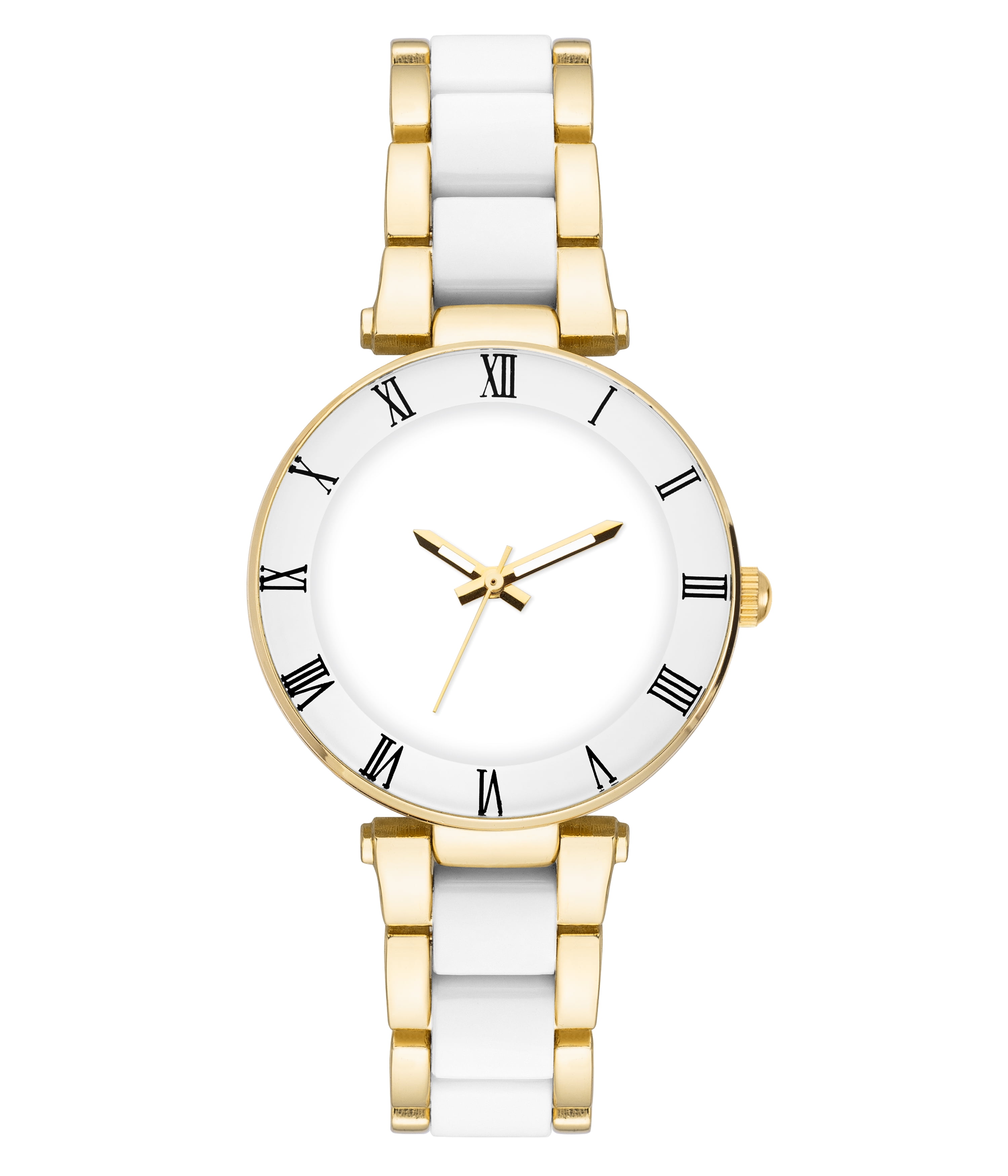 TIME AND TRU Time & Tru Gold Tone Ladies Watch