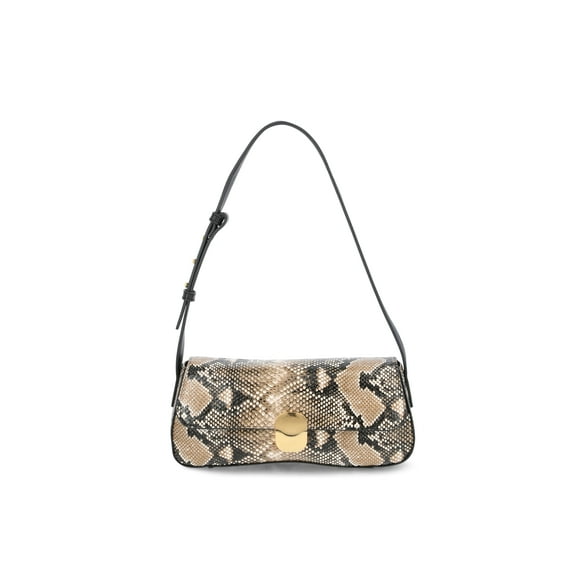 Time & Tru Goldie Shoulder Bag, Snake