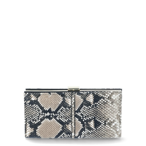 Time and Tru Women's Kinsley Wallet, Snake