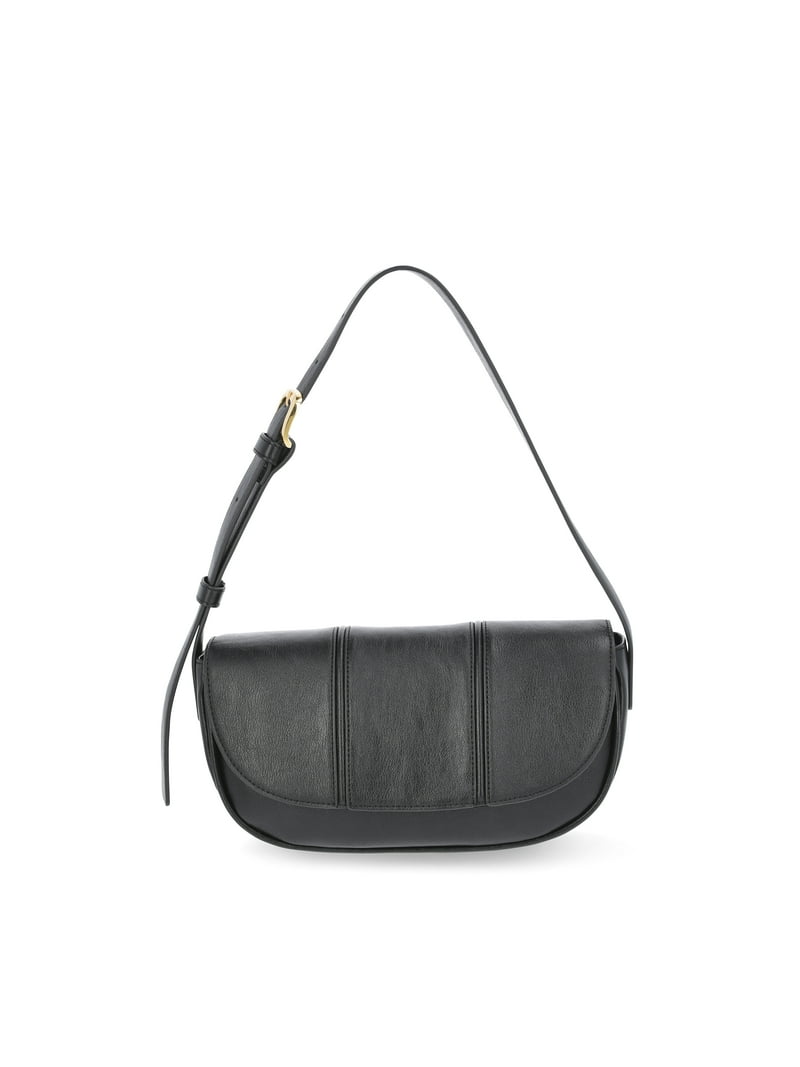 Time and Tru Women's Lina Shoulder Bag, Black - Walmart.com