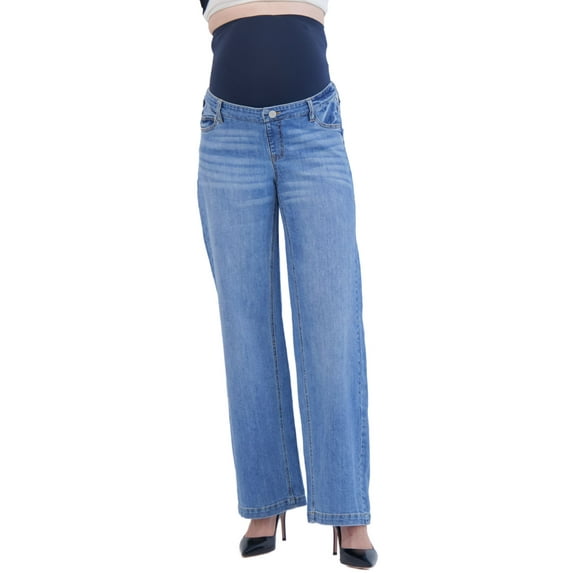 Time and Tru Maternity Baggy Wide Leg Jean, Sizes S-XXL