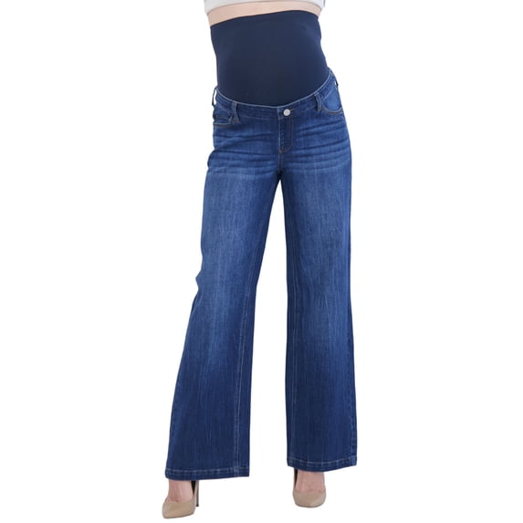 Jeans De Maternité Oh Baby Taille L - Design Avec Poches Cool, Coupe Capri/cropped, Occasion Très Bon état
