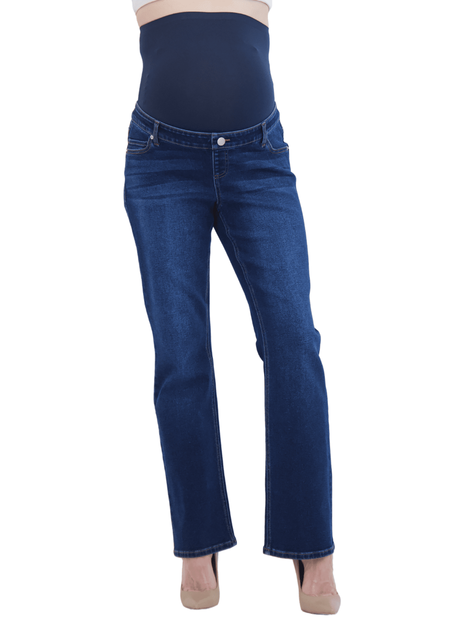 Time and Tru Maternity Bootcut Jeans Sizes S-XXL Soft Stretch