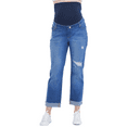 thumbnail image 1 of Time and Tru Maternity Girlfriend Jean, Sizes S-XXL, 1 of 5