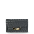 thumbnail image 1 of Time and Tru Women's Scarlet Envelope Wallet, Black, 1 of 3