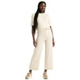 thumbnail image 1 of Time & Tru Women's 2-Piece Short Sleeve Sweater and Wide Leg Pant Set, Sizes XS- XXXL, 1 of 5