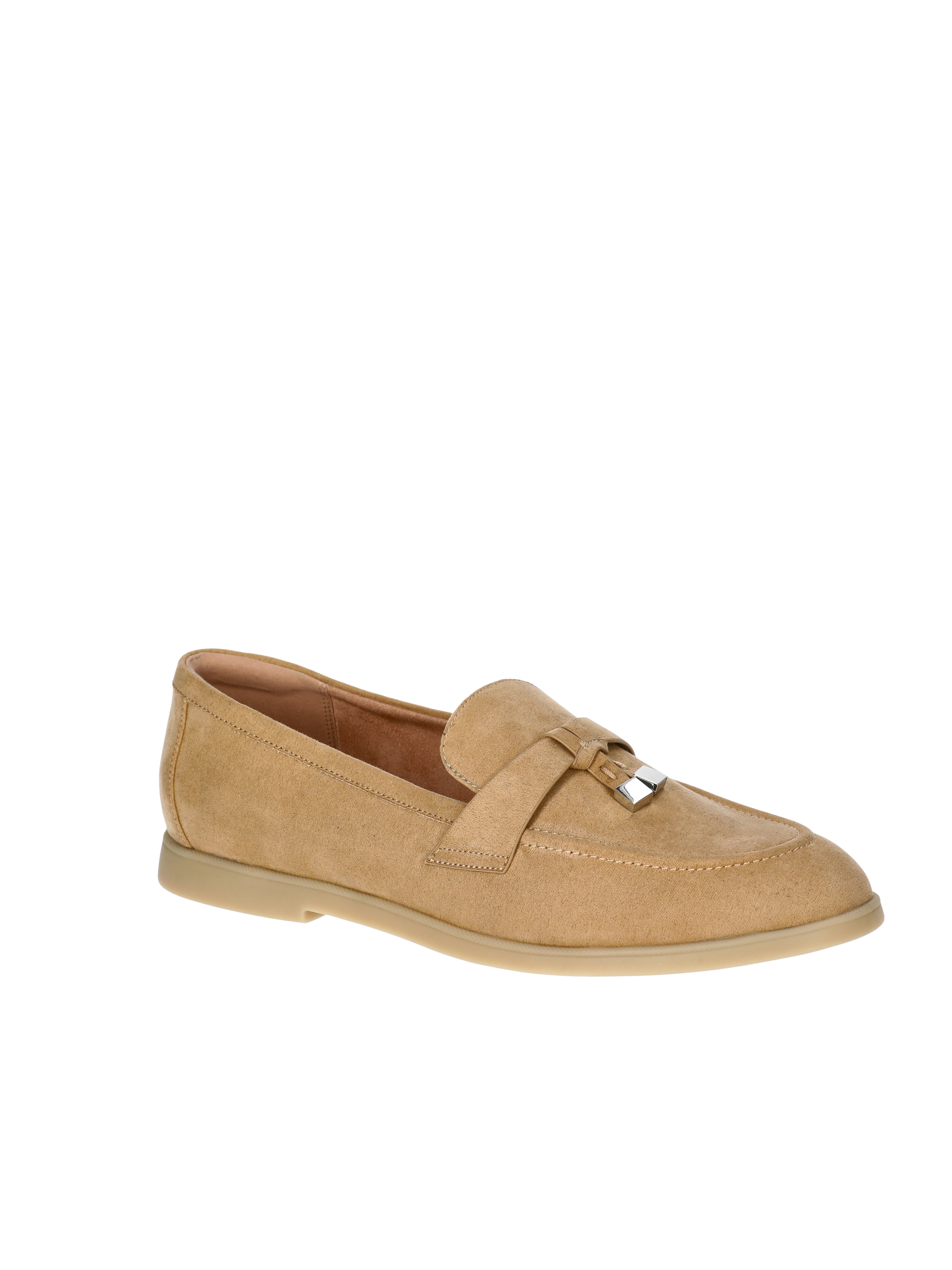 Time and Tru Women's Faux Suede Comfort Loafers