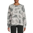 thumbnail image 1 of Time & Tru Women's Fashion Tie-Dye Raglan Sweatshirt, 1 of 5