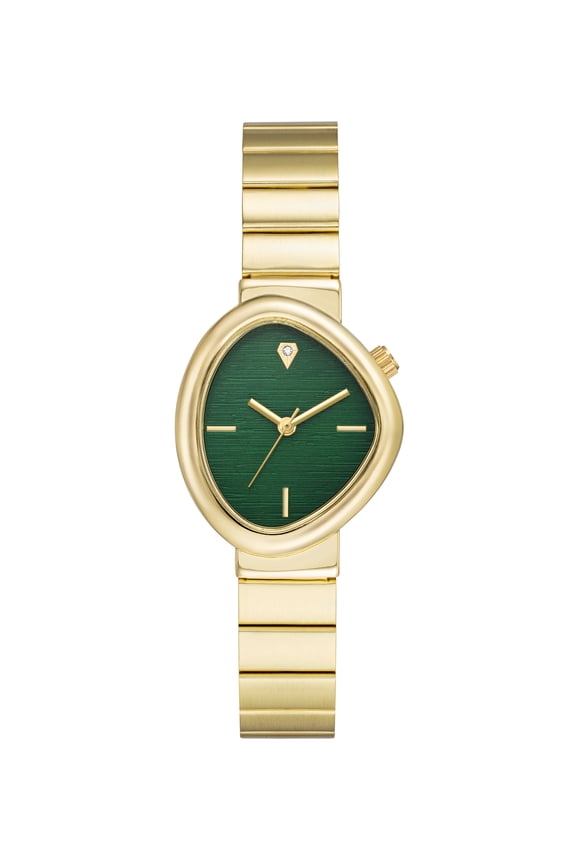 Time & Tru Women's Gold-Tone Wristwatch