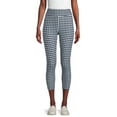 thumbnail image 1 of Time & Tru Women's High Rise Knit Capri Leggings, 1 of 5