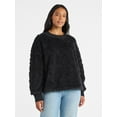 thumbnail image 1 of Time & Tru Women's Jacquard Pullover Sweater, Sizes XS-XXXL, 1 of 5