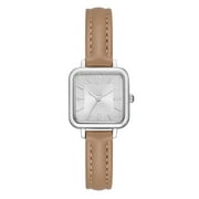Time & Tru Womens Leather Strap Wristwatch