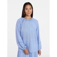 thumbnail image 1 of Time and Tru Women's Peasant Blouse with Long Sleeves, Sizes XS-XXXL, 1 of 6