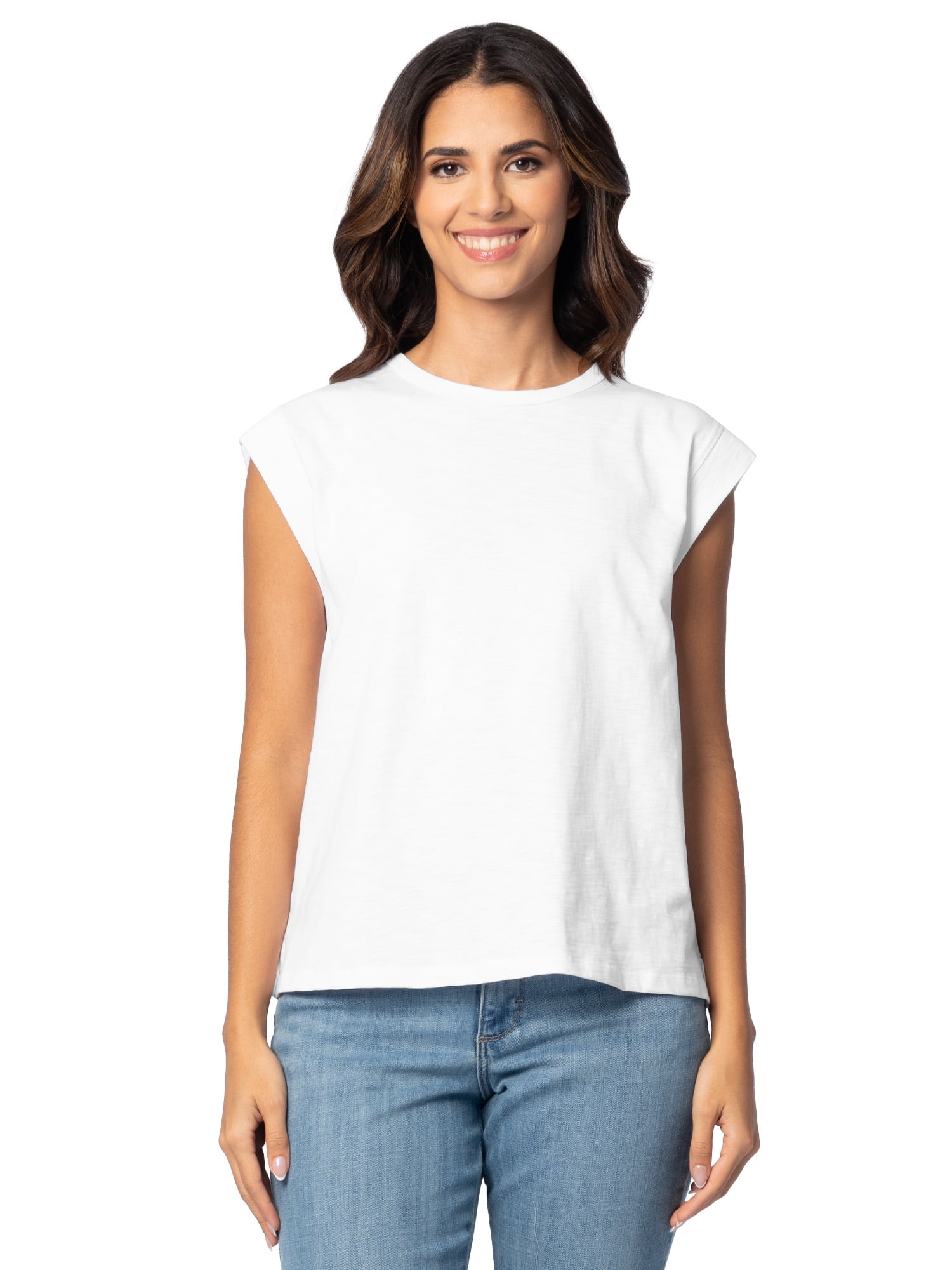 Time and Tru Women's Muscle Tee, Sizes XS-XXXL