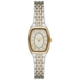 thumbnail image 1 of Time & Tru Women's Wristwatch: Two Tone Silver and Gold Barrel Case Bracelet Watch (FMDOTT077), 1 of 4