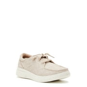 Time & Tru Womens Canvas Loafer, Tan, Sizes 6-11