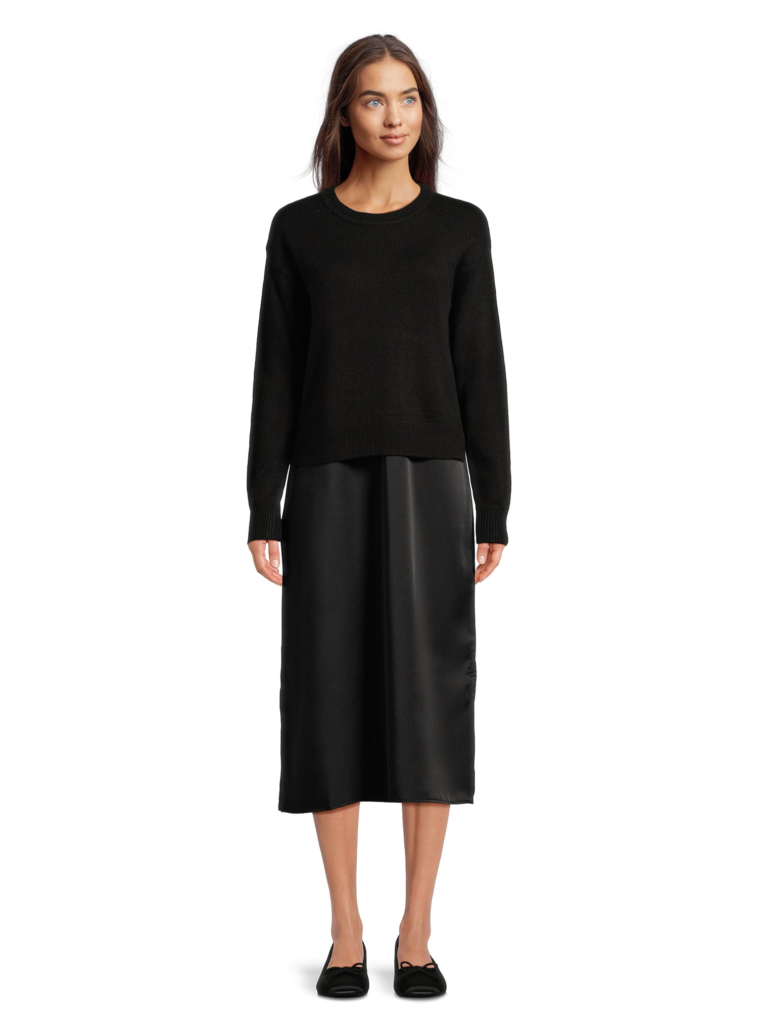 Time and Tri Women's Pullover Sweater Dress Set