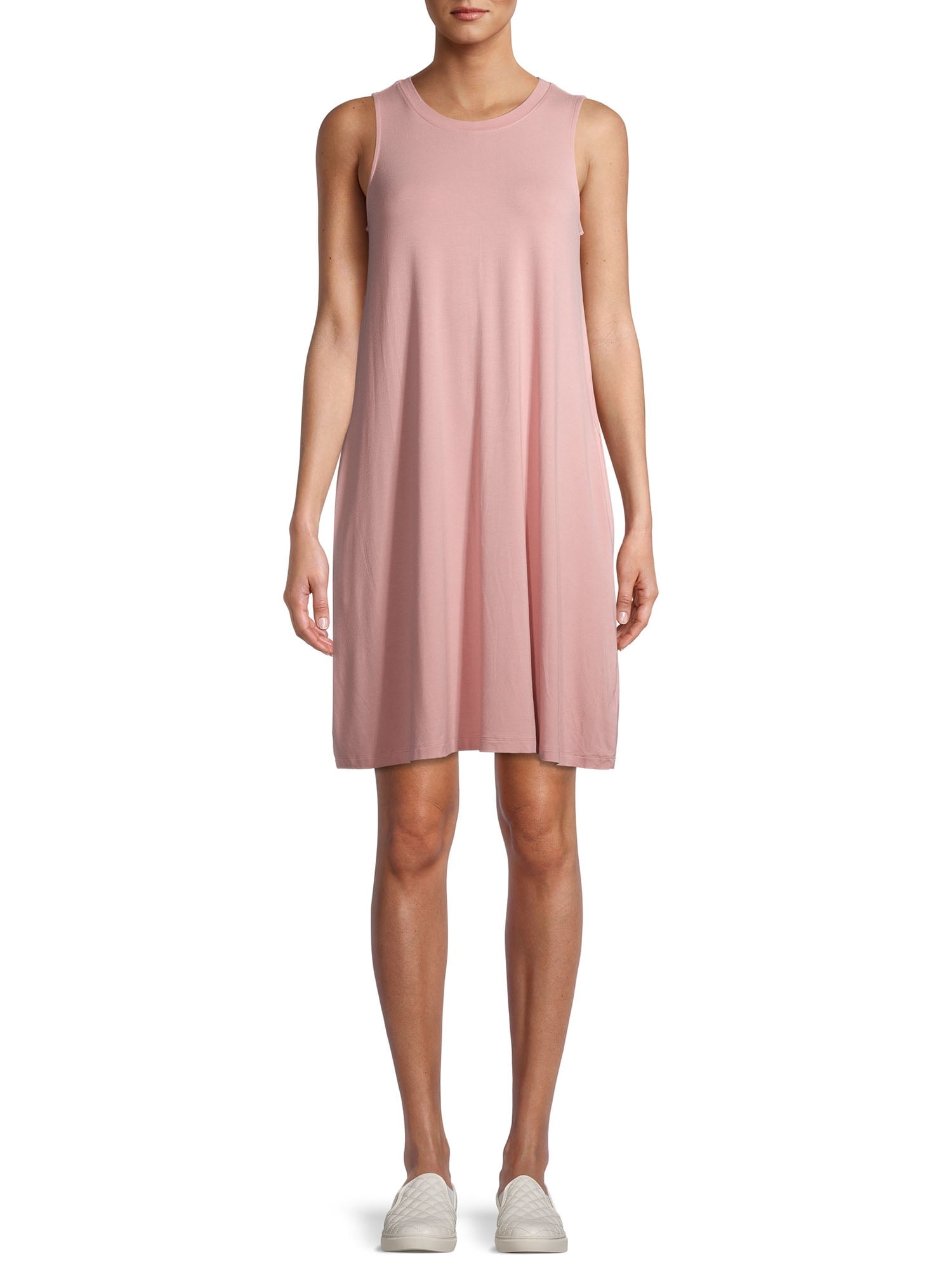 Tank Dresses For Women Women's Sleeveless Tank Top Dress - Knee Length Midi Dress, Scoop Neck, Bodycon Fit Bohemian Summer Dresses Tank Dresses For Women Women's Sleeveless Tank Top Dress - Knee Length Midi Dress, Scoop Neck, Bodycon Fit Bohemian Summer Dresses