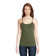 thumbnail image 1 of Time and Tru Women’s Cami Top with Adjustable Straps, Sizes XS-XXXL, 1 of 5
