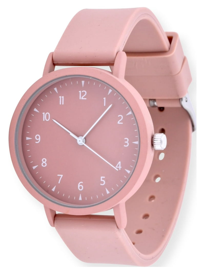 Time and Tru Unisex Pink Analog Watch with Silicone Band  display picture 2