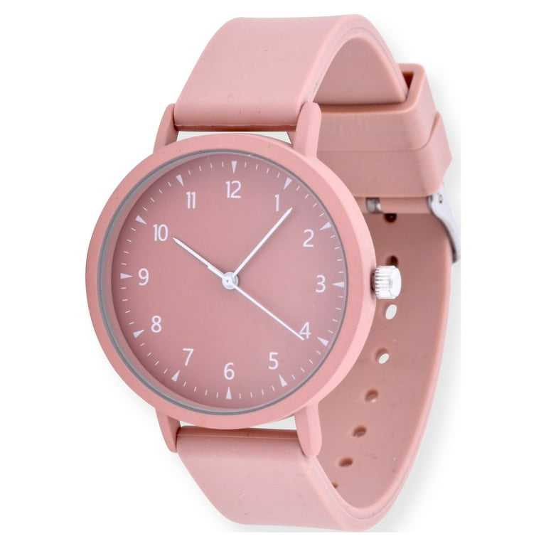 Pink analog watch best sale