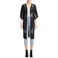 thumbnail image 1 of Time and Tru Adult Women's Black Soot Lace Layering Piece 2XL/3XL, 1 of 5