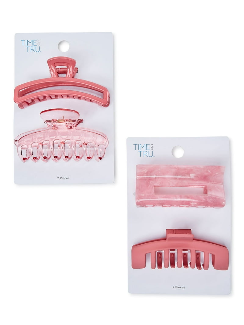 4 pcs / Women’s Like New Pastel Series / 4.5 inch Hair Claw Clips Amazon.com: LSLCQW  main image 2