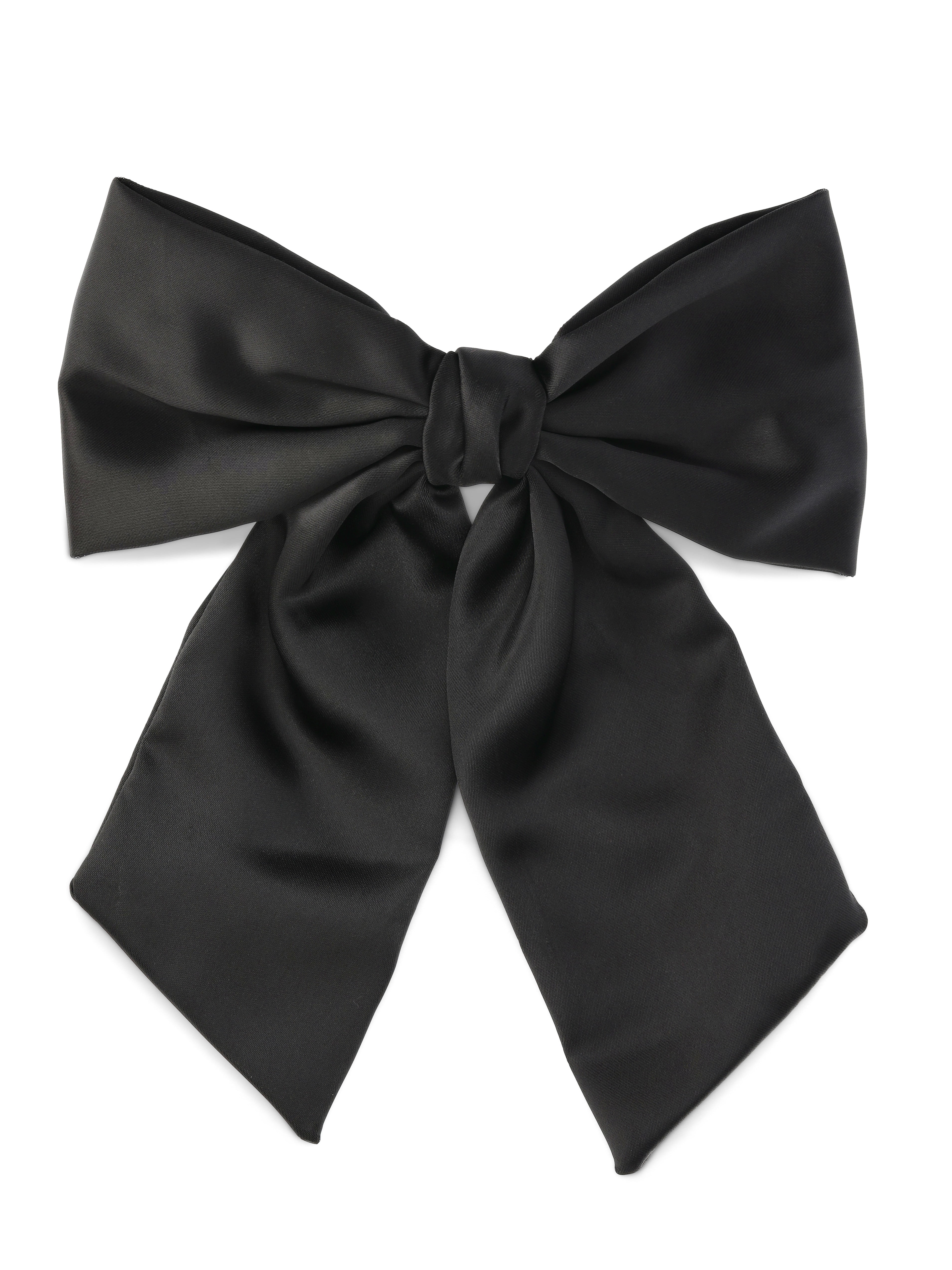 Time and Tru Bow Barrette, Black