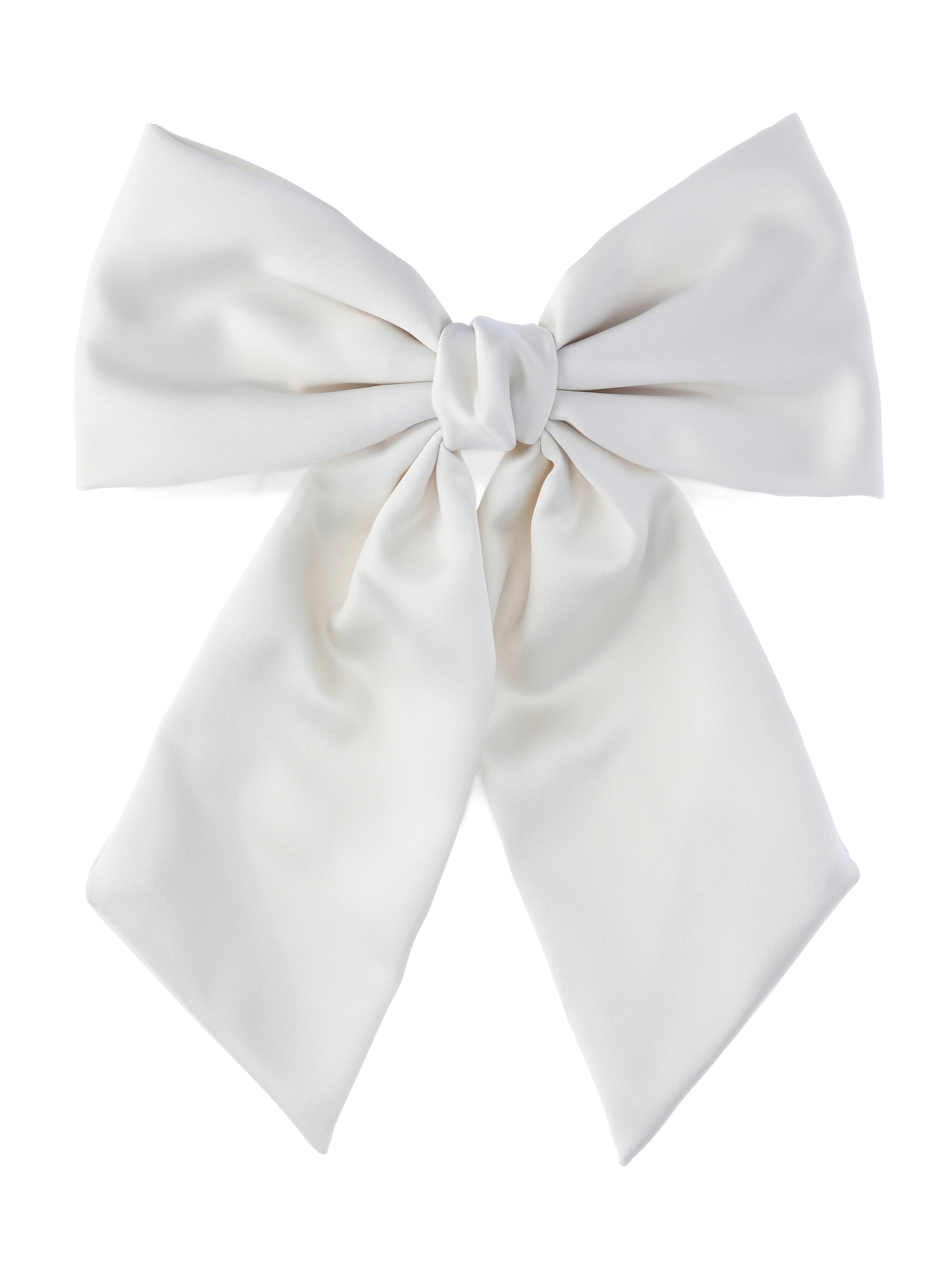 Time and Tru Bow Barrette, Ivory
